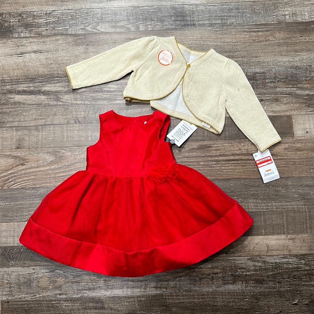 NWT • Carter’s • Holiday Dress + Sweater